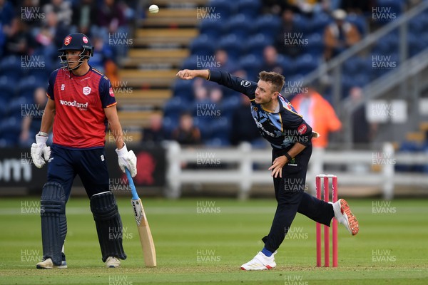 060625 - Glamorgan v Essex - T20 Vitality Blast - Mason Crane of Glamorgan bowling
