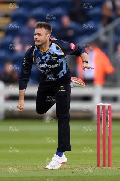 060625 - Glamorgan v Essex - T20 Vitality Blast - Mason Crane of Glamorgan bowling