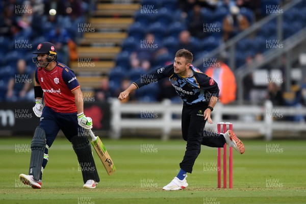 060625 - Glamorgan v Essex - T20 Vitality Blast - Mason Crane of Glamorgan bowling