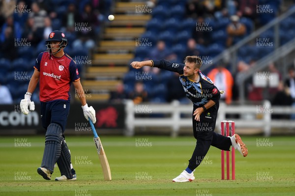 060625 - Glamorgan v Essex - T20 Vitality Blast - Mason Crane of Glamorgan bowling