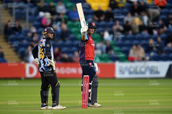 060625 - Glamorgan v Essex - T20 Vitality Blast - Michael Pepper of Essex hits 50