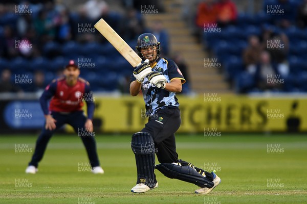 060625 - Glamorgan v Essex - T20 Vitality Blast - Kiran Carlson of Glamorgan batting