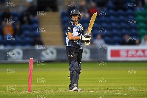 060625 - Glamorgan v Essex - T20 Vitality Blast - Kiran Carlson of Glamorgan batting