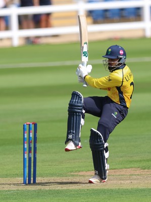 070826 - Glamorgan v Essex, Metro Bank One Day Cup - Zain ul Hassan of Glamorgan plays a shot