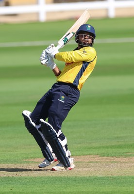 070826 - Glamorgan v Essex, Metro Bank One Day Cup - Zain ul Hassan of Glamorgan plays a shot