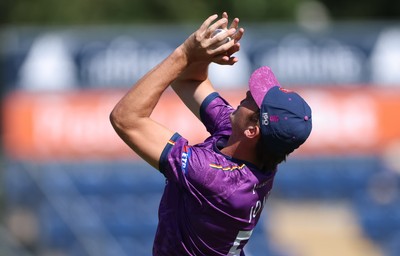 070826 - Glamorgan v Essex, Metro Bank One Day Cup - Mackenzie Jones of Essex catches Colin Ingram of Glamorgan
