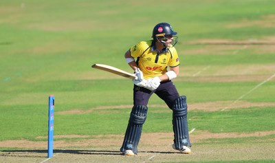 070826 - Glamorgan v Essex, Metro Bank One Day Cup - Alex Horton of Glamorgan plays a shot