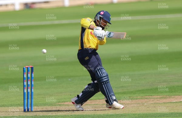 070826 - Glamorgan v Essex, Metro Bank One Day Cup - Zain ul Hassan of Glamorgan plays a shot