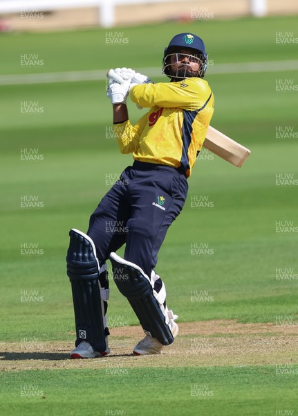 070826 - Glamorgan v Essex, Metro Bank One Day Cup - Zain ul Hassan of Glamorgan plays a shot