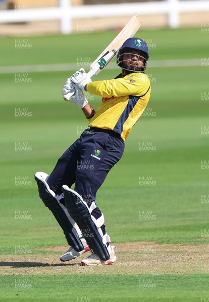 070826 - Glamorgan v Essex, Metro Bank One Day Cup - Zain ul Hassan of Glamorgan plays a shot