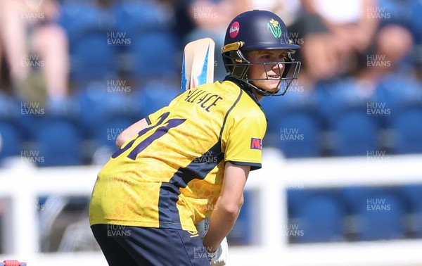 070826 - Glamorgan v Essex, Metro Bank One Day Cup - Harry Wallace of Glamorgan plays a shot