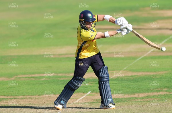 070826 - Glamorgan v Essex, Metro Bank One Day Cup - Alex Horton of Glamorgan plays a shot