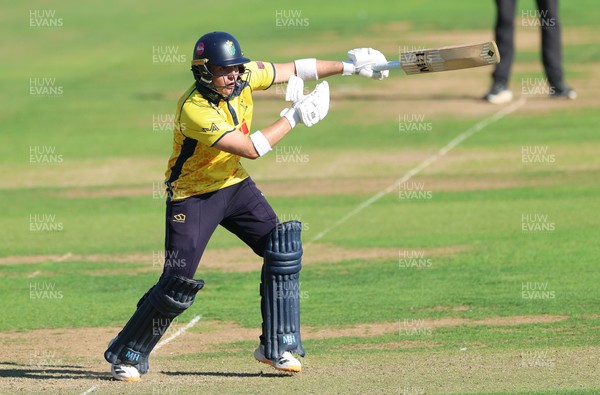 070826 - Glamorgan v Essex, Metro Bank One Day Cup - Alex Horton of Glamorgan plays a shot