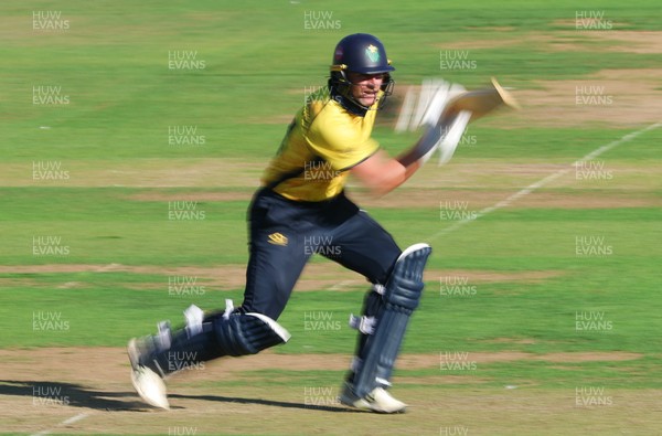 070826 - Glamorgan v Essex, Metro Bank One Day Cup - Timm van der Gugten of Glamorgan plays a shot