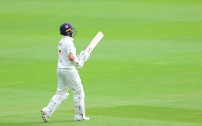 250926 Glamorgan v Essex, Rothesay County Championship Division 1 - Billy Root of Glamorgan takes to the pitch