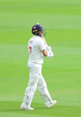 250926 Glamorgan v Essex, Rothesay County Championship Division 1 - Billy Root of Glamorgan takes to the pitch