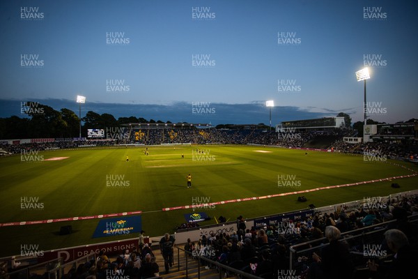 020622 - Glamorgan Cricket v Essex Eagles - Vitality T20 Blast - General View of Sophia Gardens