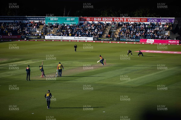 020622 - Glamorgan Cricket v Essex Eagles - Vitality T20 Blast - General View of Sophia Gardens 