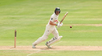 010725  Glamorgan v Gloucestershire, Rothesay County Championship Division 2 - Ben Kellaway of Glamorgan plays a shot