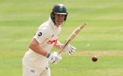 010725  Glamorgan v Gloucestershire, Rothesay County Championship Division 2 - Ben Kellaway of Glamorgan  plays a shot