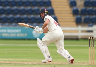 010725  Glamorgan v Gloucestershire, Rothesay County Championship Division 2 - Chris Cooke of Glamorgan  plays a shot
