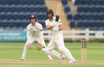010725  Glamorgan v Gloucestershire, Rothesay County Championship Division 2 - Chris Cooke of Glamorgan  plays a shot