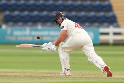 010725  Glamorgan v Gloucestershire, Rothesay County Championship Division 2 - Chris Cooke of Glamorgan  plays a shot