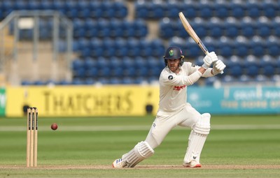 010725  Glamorgan v Gloucestershire, Rothesay County Championship Division 2 - James Harris of Glamorgan plays a shot