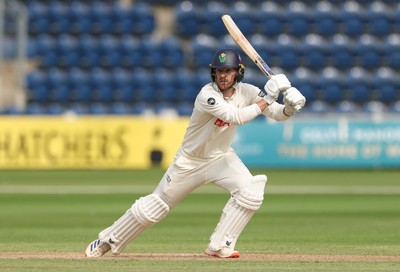 010725  Glamorgan v Gloucestershire, Rothesay County Championship Division 2 - James Harris of Glamorgan plays a shot