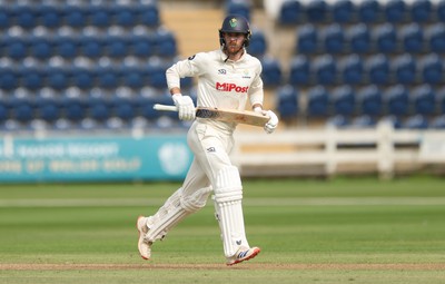 010725  Glamorgan v Gloucestershire, Rothesay County Championship Division 2 - James Harris of Glamorgan plays a shot