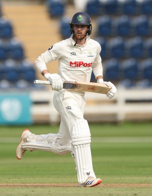 010725  Glamorgan v Gloucestershire, Rothesay County Championship Division 2 - James Harris of Glamorgan plays a shot