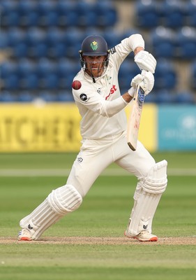 010725  Glamorgan v Gloucestershire, Rothesay County Championship Division 2 - James Harris of Glamorgan  plays a shot