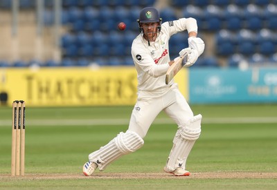 010725  Glamorgan v Gloucestershire, Rothesay County Championship Division 2 - James Harris of Glamorgan  plays a shot