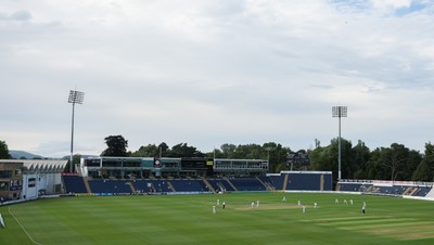 010725  Glamorgan v Gloucestershire, Rothesay County Championship Division 2 - A general view of Sophia Gardens during the final session of play