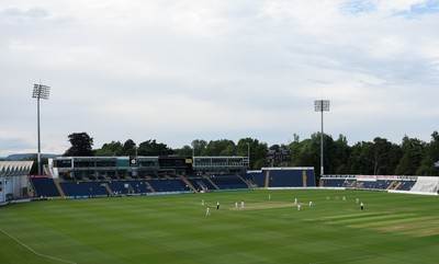 010725  Glamorgan v Gloucestershire, Rothesay County Championship Division 2 - A general view of Sophia Gardens during the final session of play