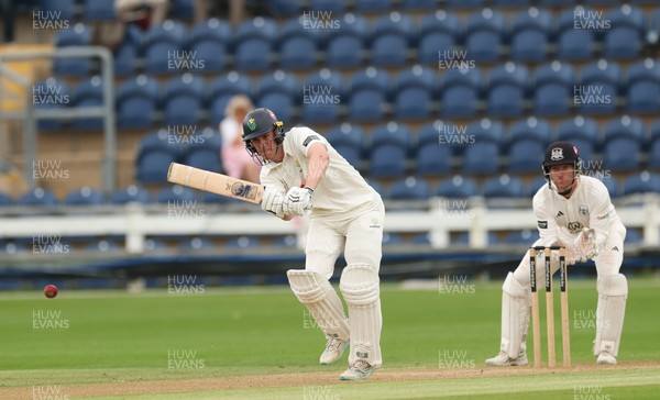 010725  Glamorgan v Gloucestershire, Rothesay County Championship Division 2 - Ben Kellaway of Glamorgan  plays a shot