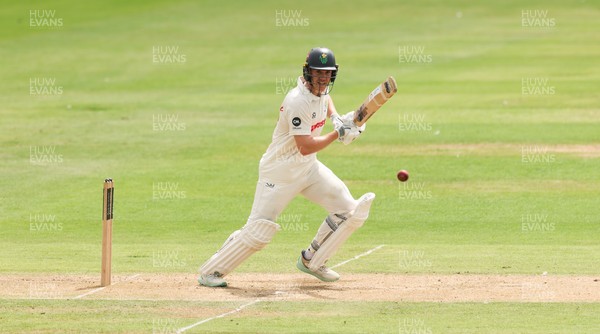 010725  Glamorgan v Gloucestershire, Rothesay County Championship Division 2 - Ben Kellaway of Glamorgan  plays a shot