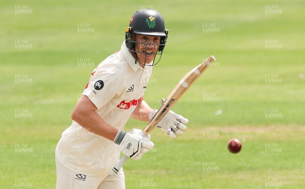 010725  Glamorgan v Gloucestershire, Rothesay County Championship Division 2 - Ben Kellaway of Glamorgan  plays a shot