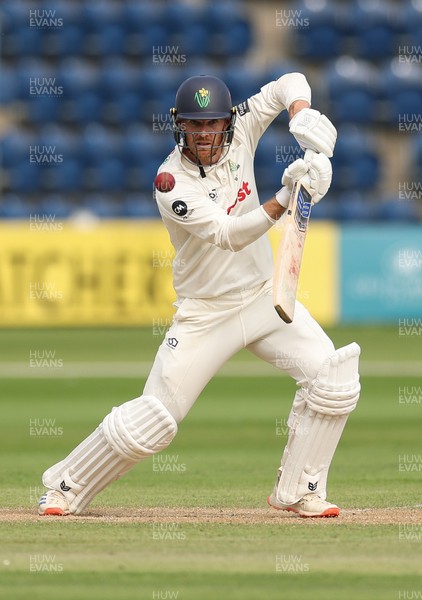 010725  Glamorgan v Gloucestershire, Rothesay County Championship Division 2 - James Harris of Glamorgan  plays a shot