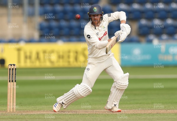 010725  Glamorgan v Gloucestershire, Rothesay County Championship Division 2 - James Harris of Glamorgan  plays a shot