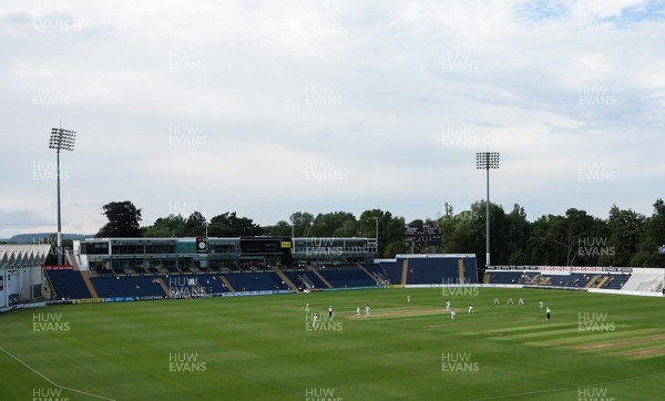 010725  Glamorgan v Gloucestershire, Rothesay County Championship Division 2 - A general view of Sophia Gardens during the final session of play