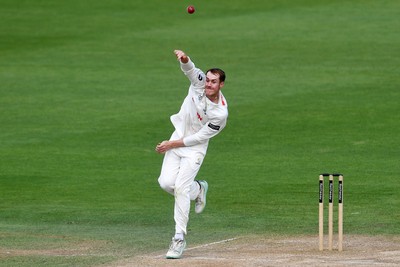 020725 - Glamorgan v Gloucestershire - Rothesay County Championship - Ben Kellaway of Glamorgan bowling