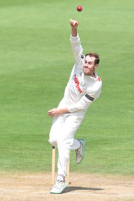 020725 - Glamorgan v Gloucestershire - Rothesay County Championship - Ben Kellaway of Glamorgan bowling
