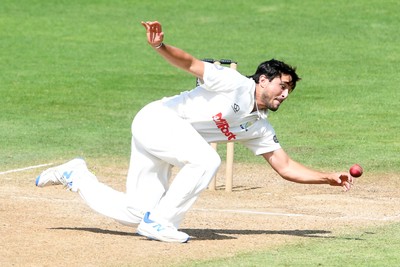 020725 - Glamorgan v Gloucestershire - Rothesay County Championship - Kiran Carlson of Glamorgan catches the ball