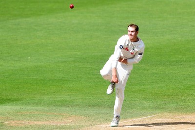 020725 - Glamorgan v Gloucestershire - Rothesay County Championship - Ben Kellaway of Glamorgan bowling