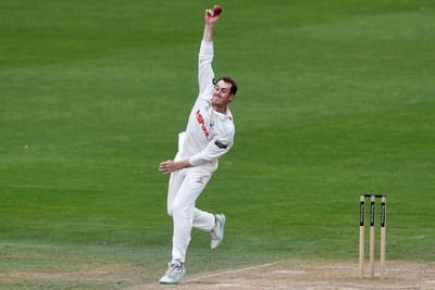 020725 - Glamorgan v Gloucestershire - Rothesay County Championship - Ben Kellaway of Glamorgan bowling
