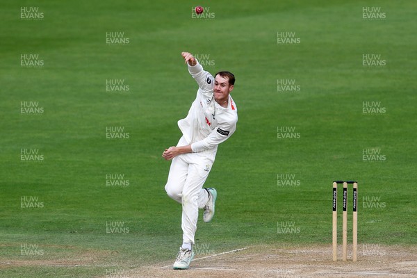 020725 - Glamorgan v Gloucestershire - Rothesay County Championship - Ben Kellaway of Glamorgan bowling