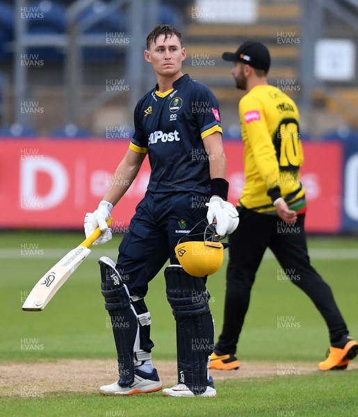100621 - Glamorgan v Gloucestershire - Vitality Blast - Marcus Labuschagne of Glamorgan at the end of the game