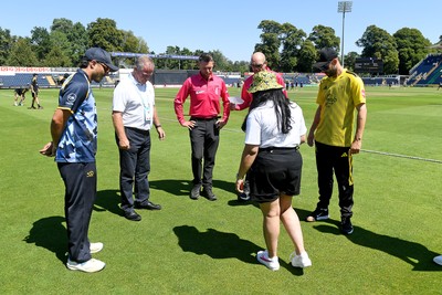 130725 - Glamorgan v Gloucestershire - T20, Vitality Blast - Coin Toss and Mascot