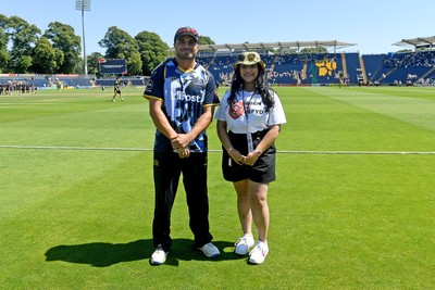 130725 - Glamorgan v Gloucestershire - T20, Vitality Blast - Coin Toss and Mascot
